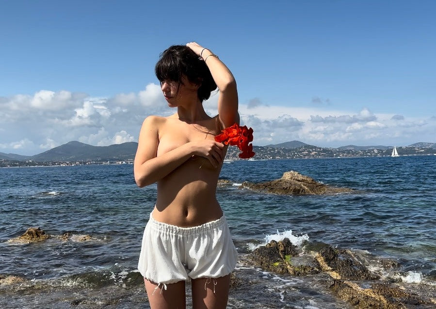 BLOOMER BLANC EN EPONGE